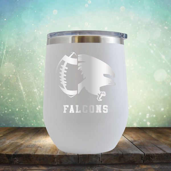 Falcons Football - Stemless Wine Cup