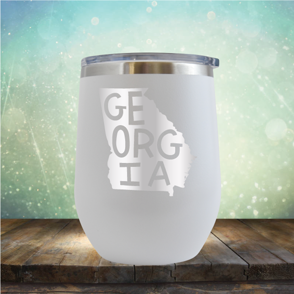 Georgia Outlines - Stemless Wine Cup