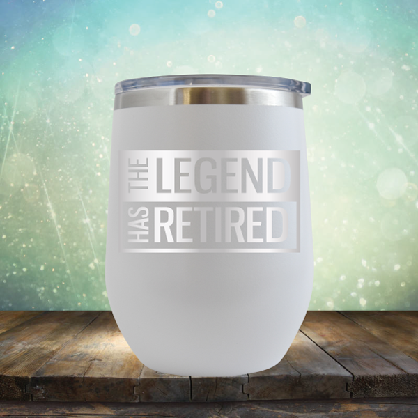 The Legend has Retired - Stemless Wine Cup