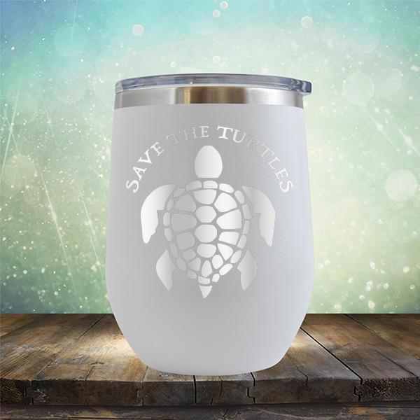Save The Turtles - Stemless Wine Cup