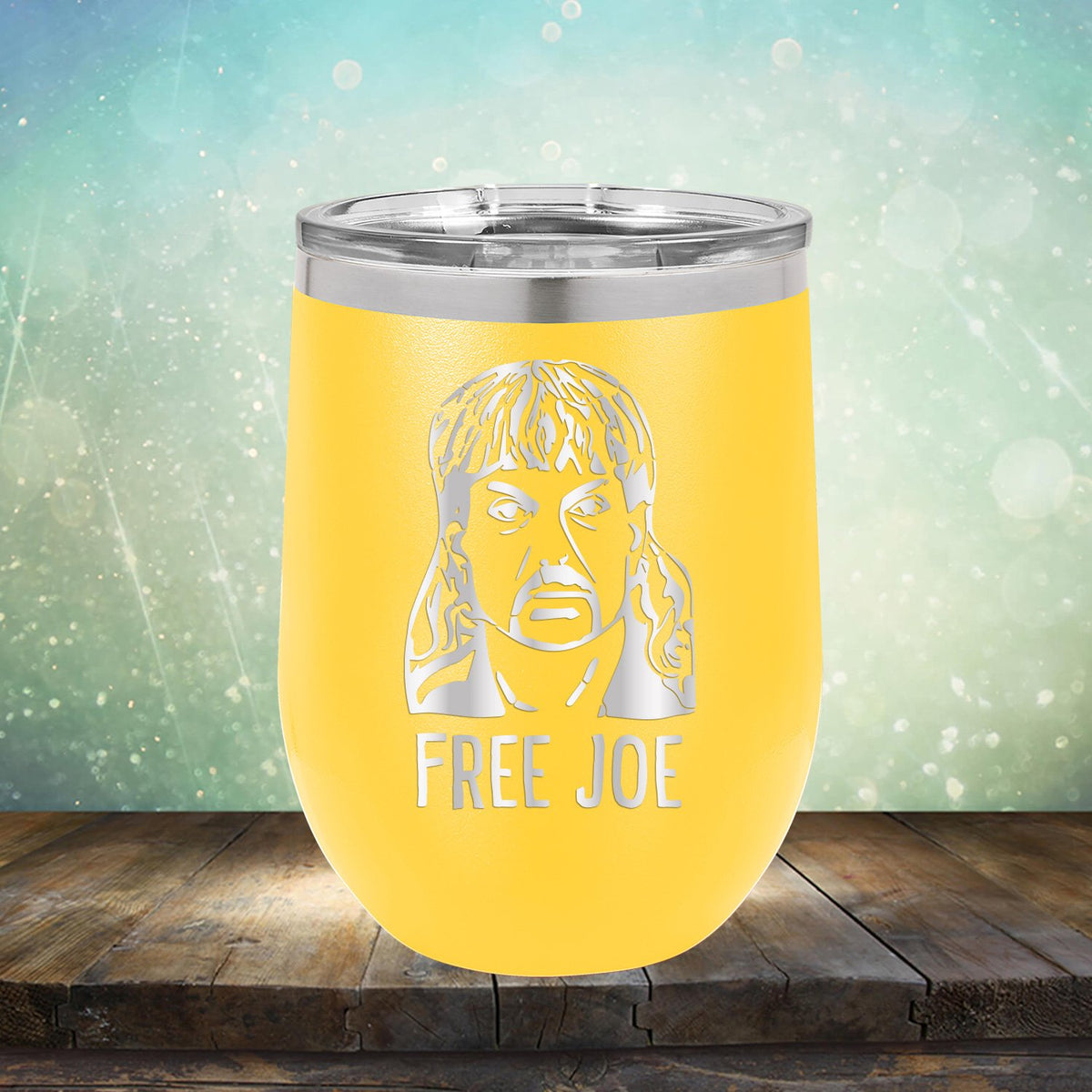 Free Joe Exotic The Tiger King - Stemless Wine Cup