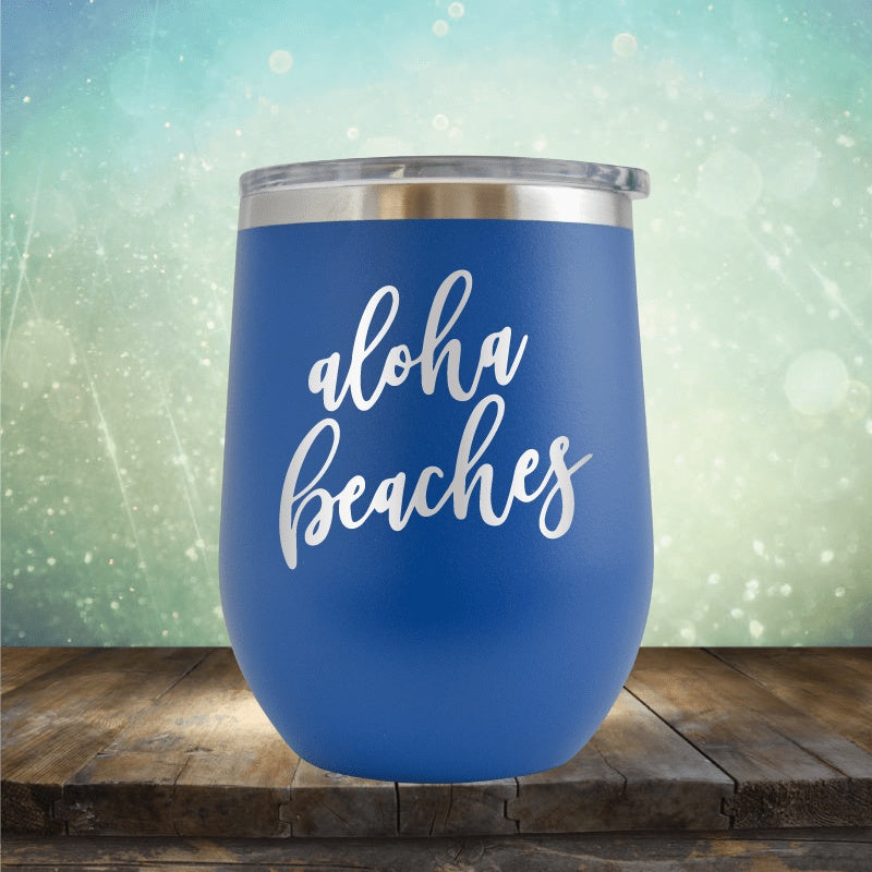 Aloha Beaches - Wine Tumbler