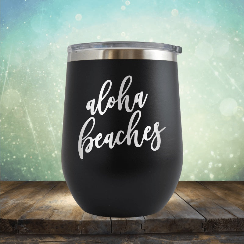 Aloha Beaches - Wine Tumbler