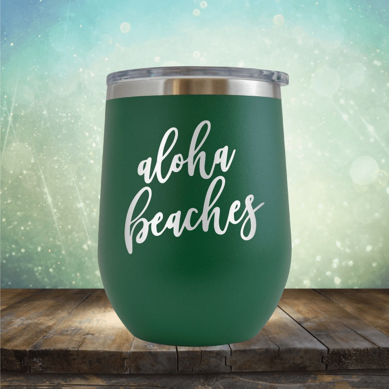 Aloha Beaches - Wine Tumbler