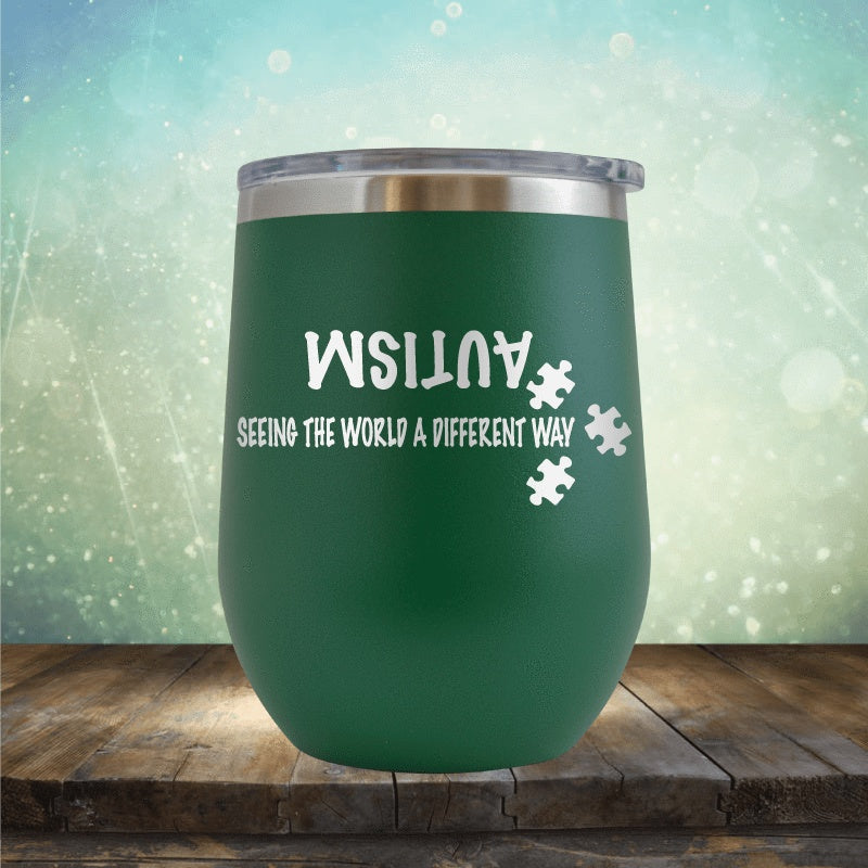 Autism - Seeing The World Differently - Wine Tumbler