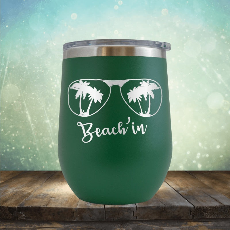 Beachin&#39; Sunglasses - Wine Tumbler