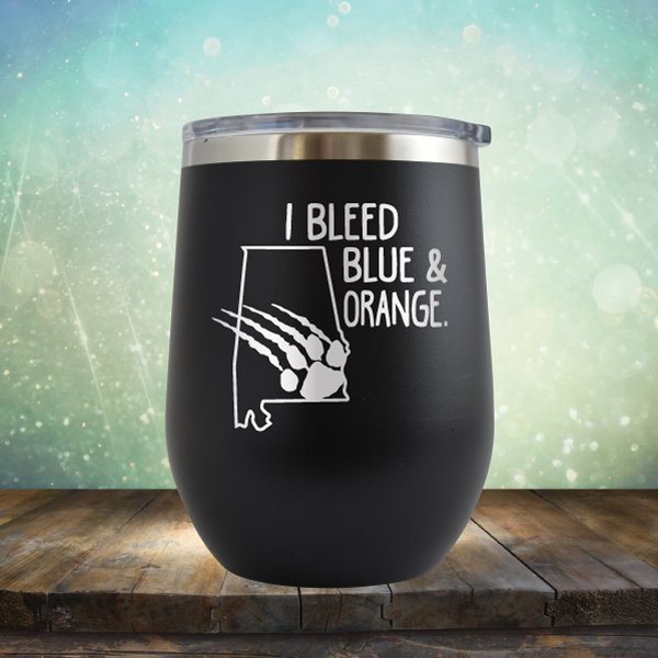 Bleed Orange & Blue - Wine Tumbler