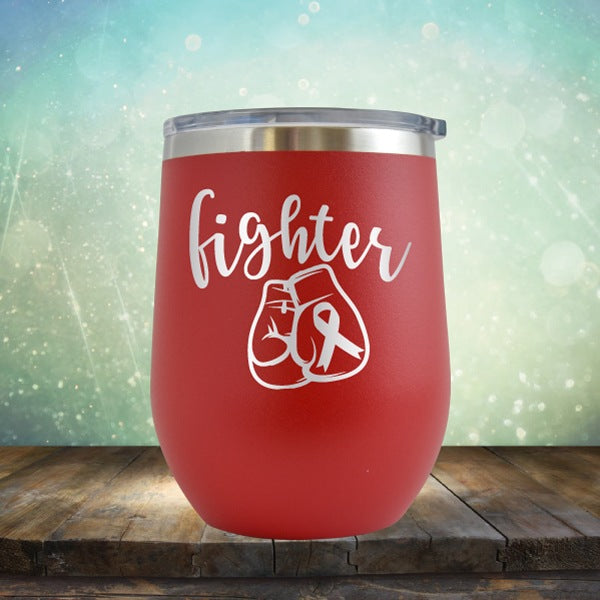 Cancer Fighter - Wine Tumbler