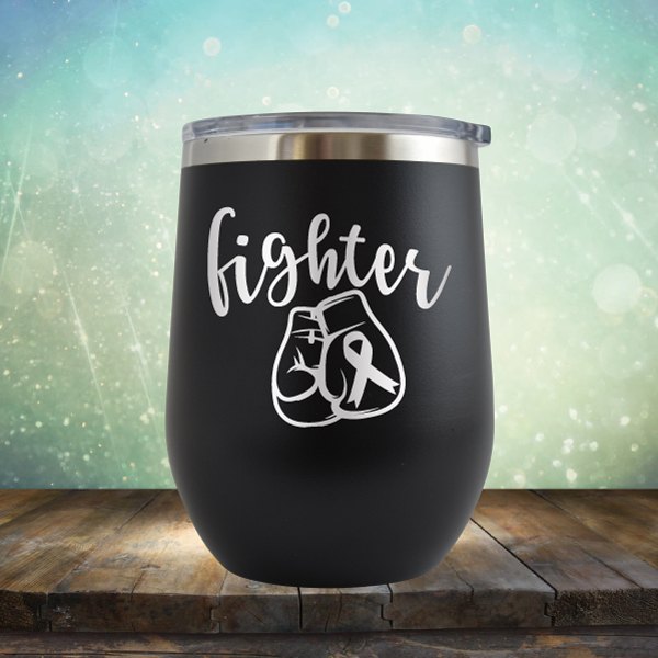 Cancer Fighter - Wine Tumbler