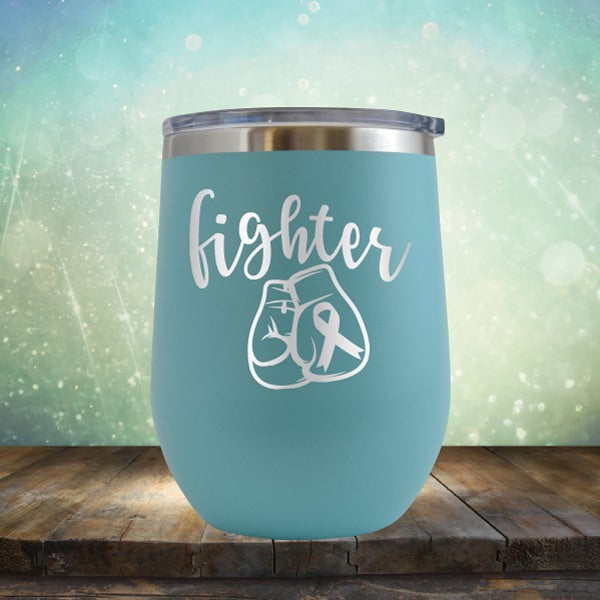 Cancer Fighter - Wine Tumbler