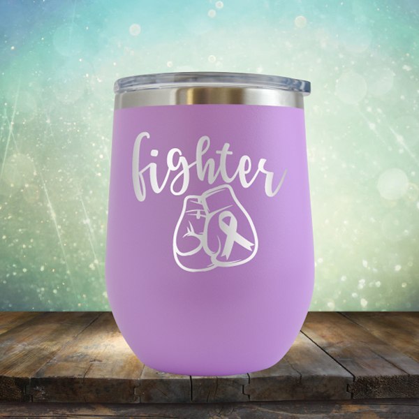 Cancer Fighter - Wine Tumbler