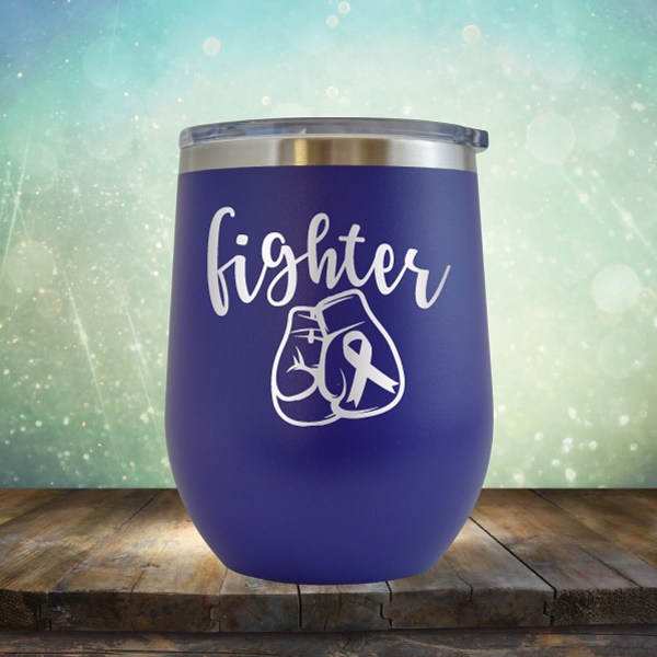 Cancer Fighter - Wine Tumbler