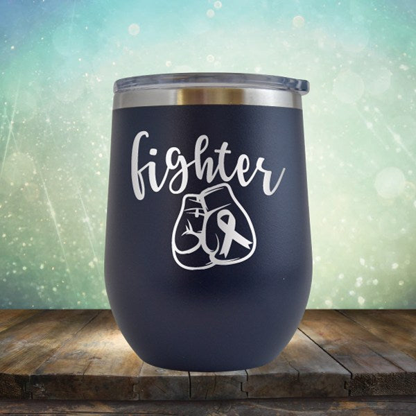 Cancer Fighter - Wine Tumbler