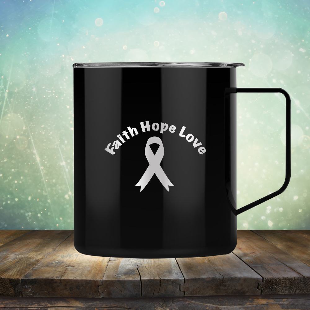 Faith Hope Love Breast Cancer Ribbon