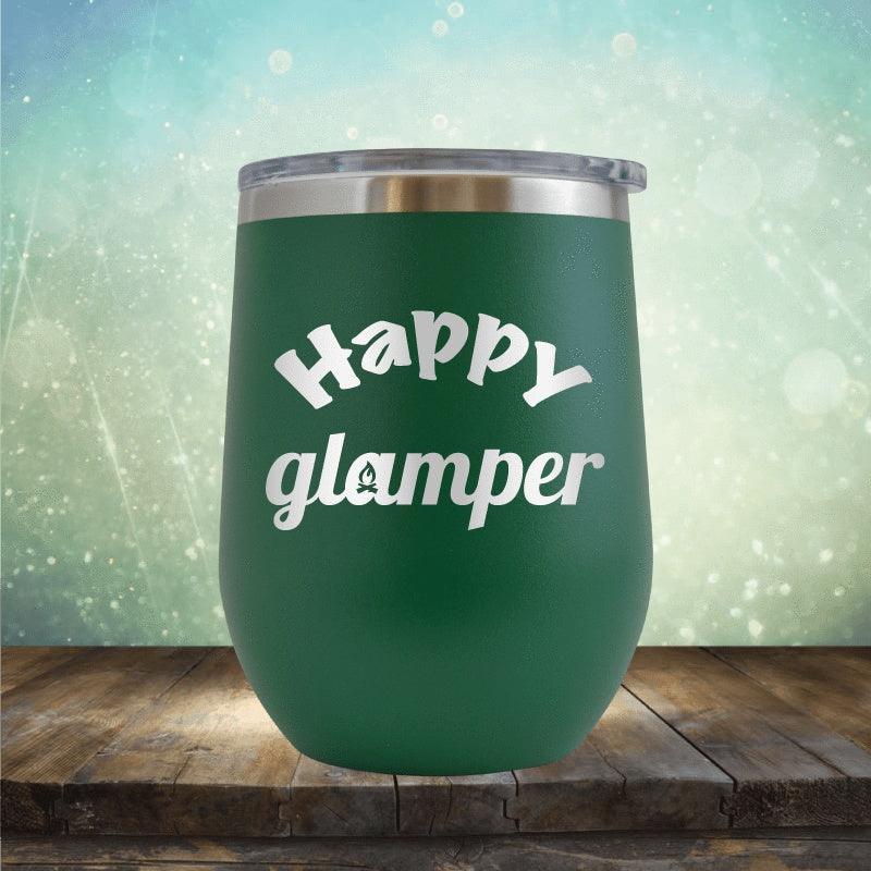 Happy Glamper - Wine Tumbler