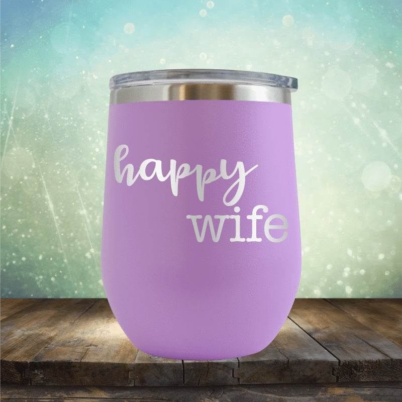 Happy Wife - Wine Tumbler