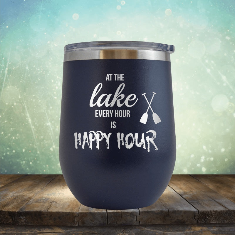 Lake Life - Wine Tumbler