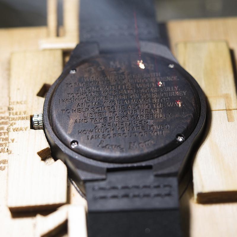Our Journey So Far Fiance&#39; - Engraved Dark Watch