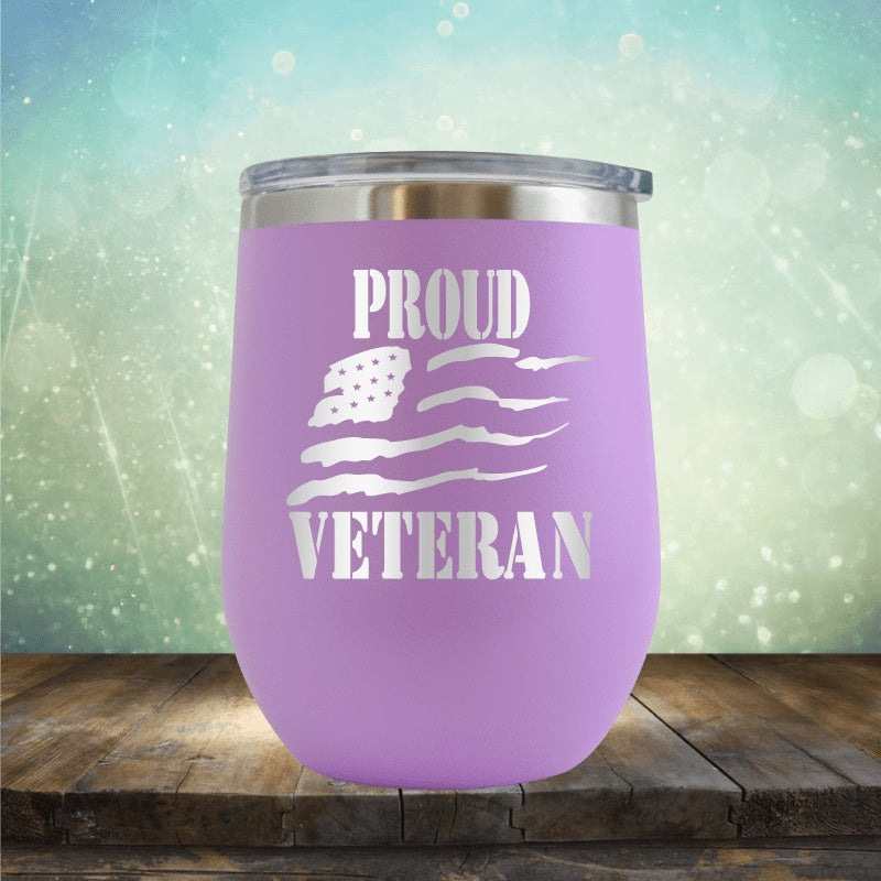 Proud Veteren - Wine Tumbler