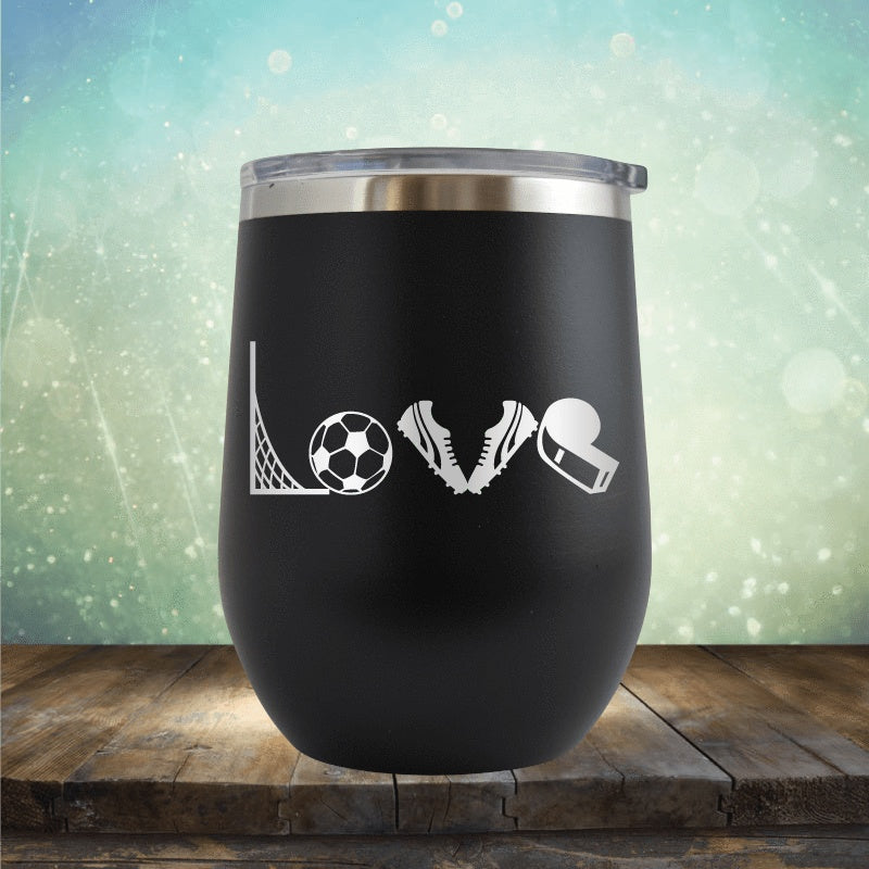 Soccer Love - Wine Tumbler