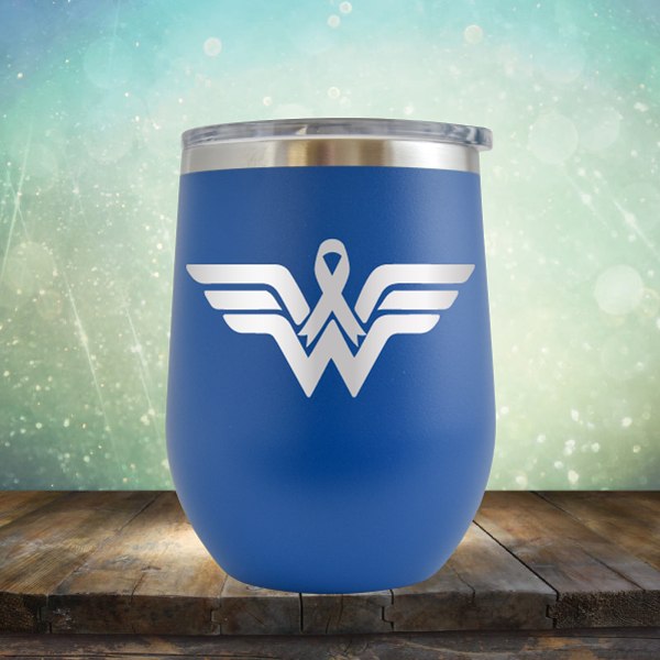 Wonder Woman Cancer - Wine Tumbler