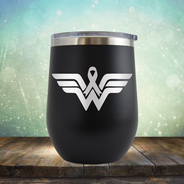 Wonder Woman Cancer - Wine Tumbler