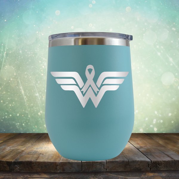 Wonder Woman Cancer - Wine Tumbler