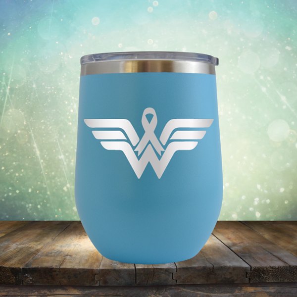 Wonder Woman Cancer - Wine Tumbler