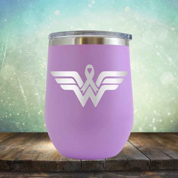 Wonder Woman Cancer - Wine Tumbler