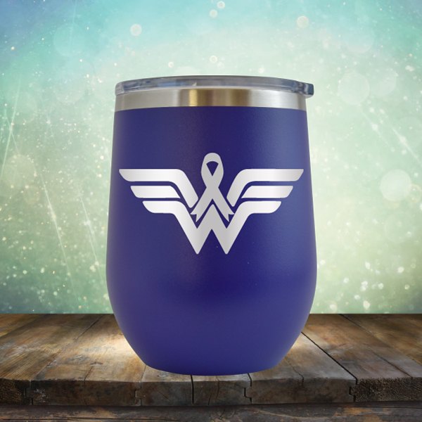Wonder Woman Cancer - Wine Tumbler