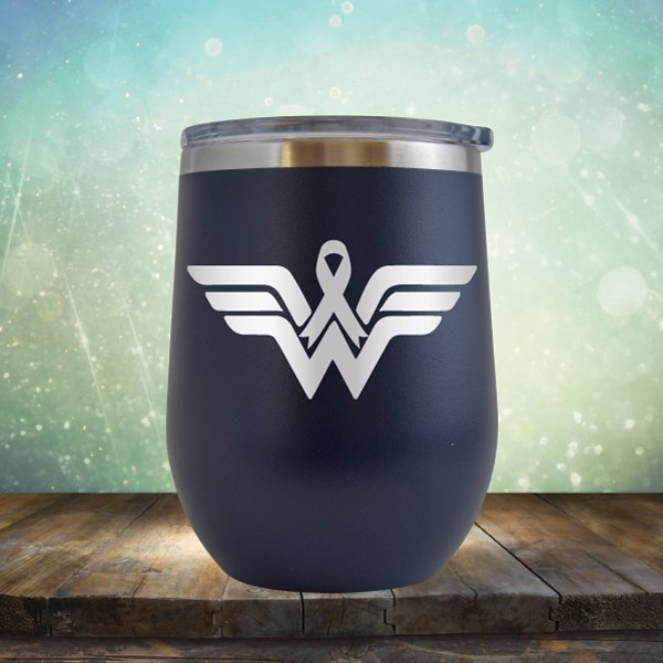 Wonder Woman Cancer - Wine Tumbler
